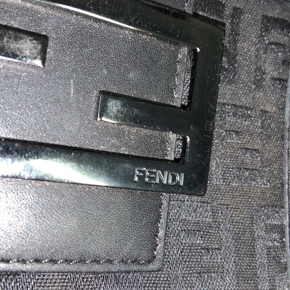 Authentic Fendi Zucca FF Logo Compact Wallet - Picture 2 of 14